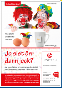 Anzeige im Programmheft des Rosenmontagszugs in Dülken des Vaterstädtischen Verein Dülken e. V.